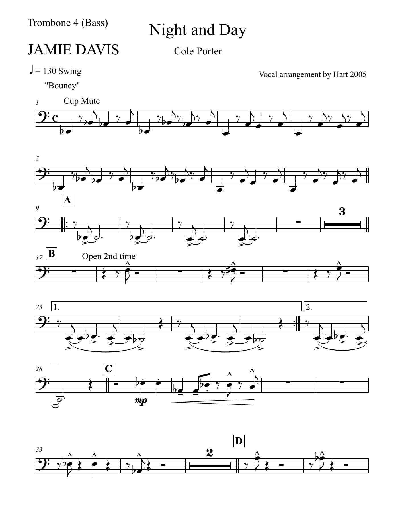 04 Trombone 4 Bass 32pt. — sheet music cover (first page)