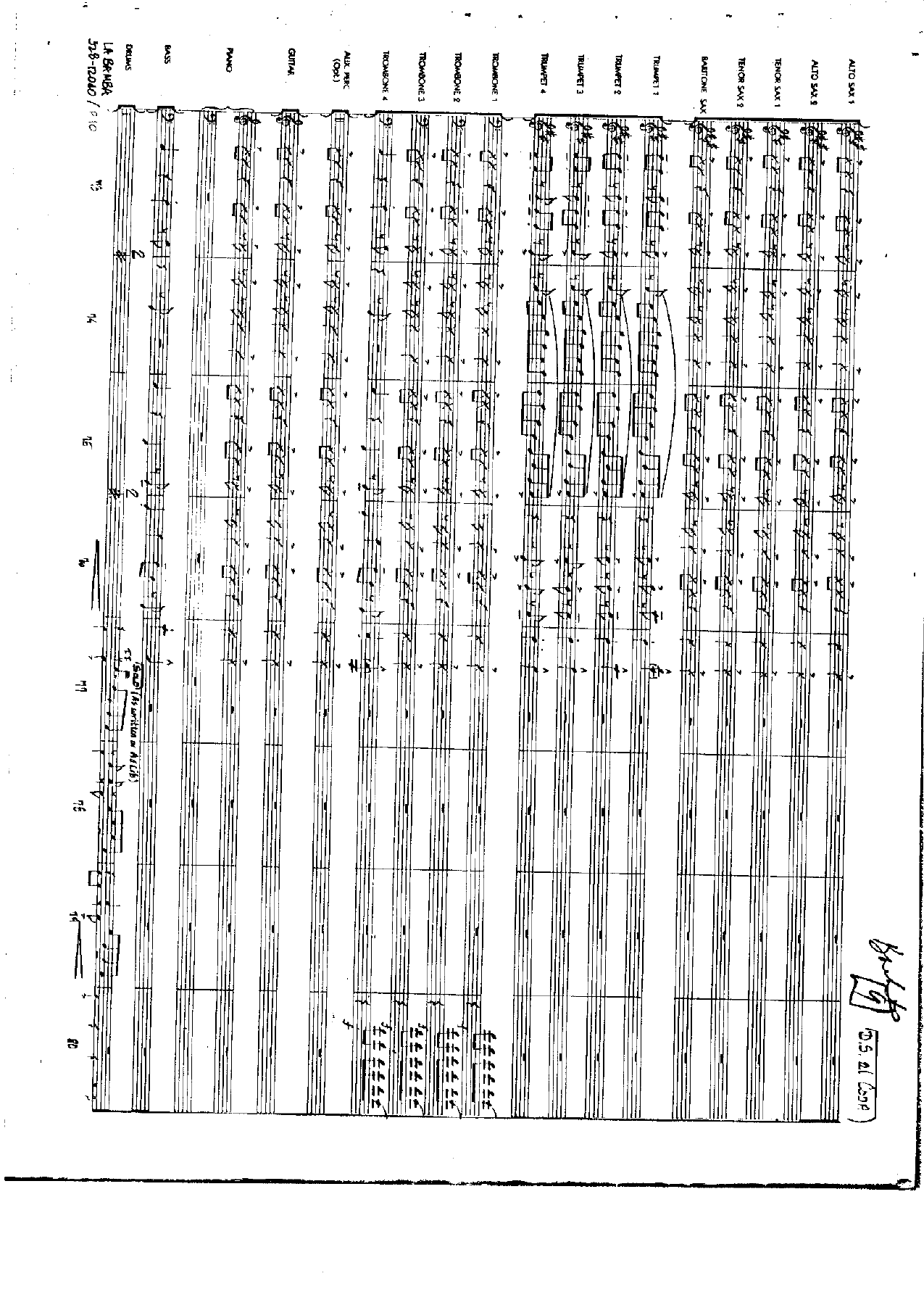 La Bamba score — page 3