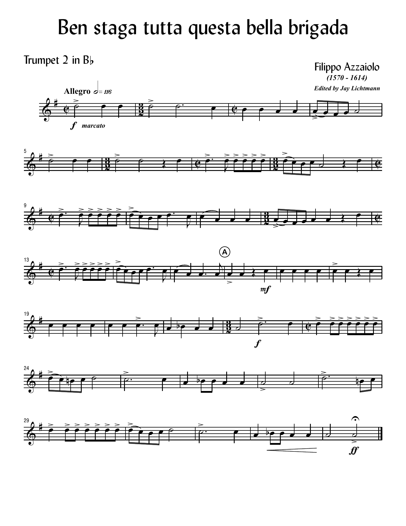 Ben staga tutta questa bella brigada — page 2