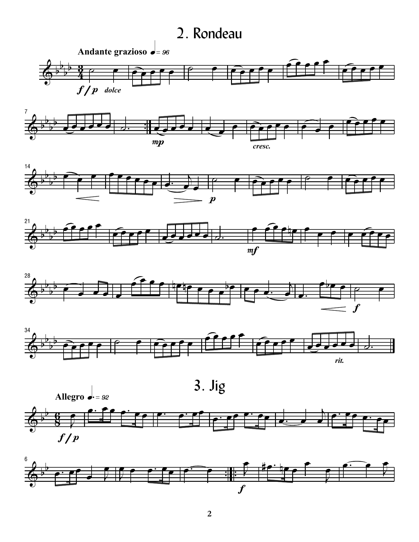 Purcell Suite From The Fairy Queen — page 2