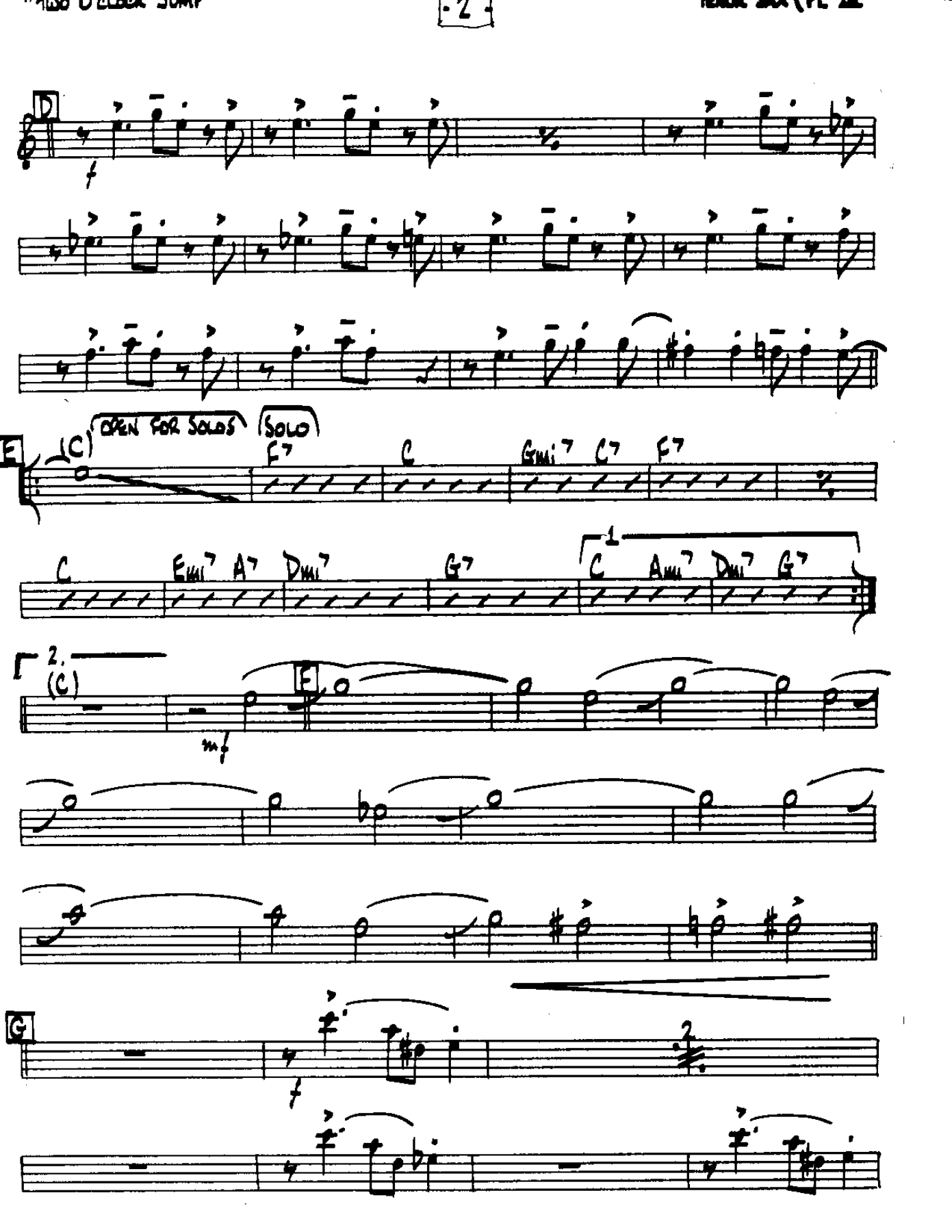 1-2 o'clock Jump-Tenor — page 2