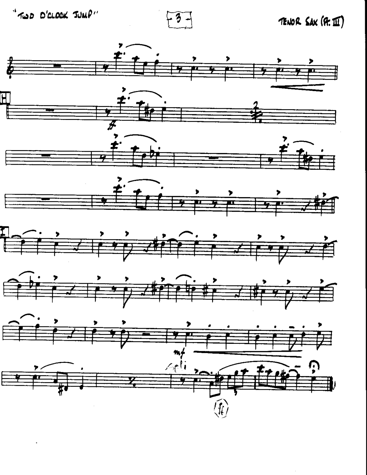 1-2 o'clock Jump-Tenor — page 3