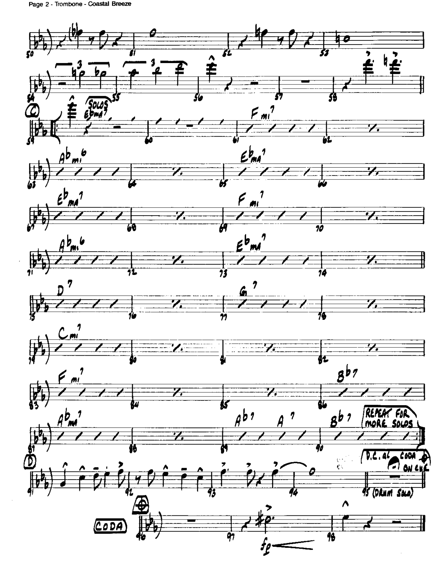 Coastal Breeze-Trombone — page 2