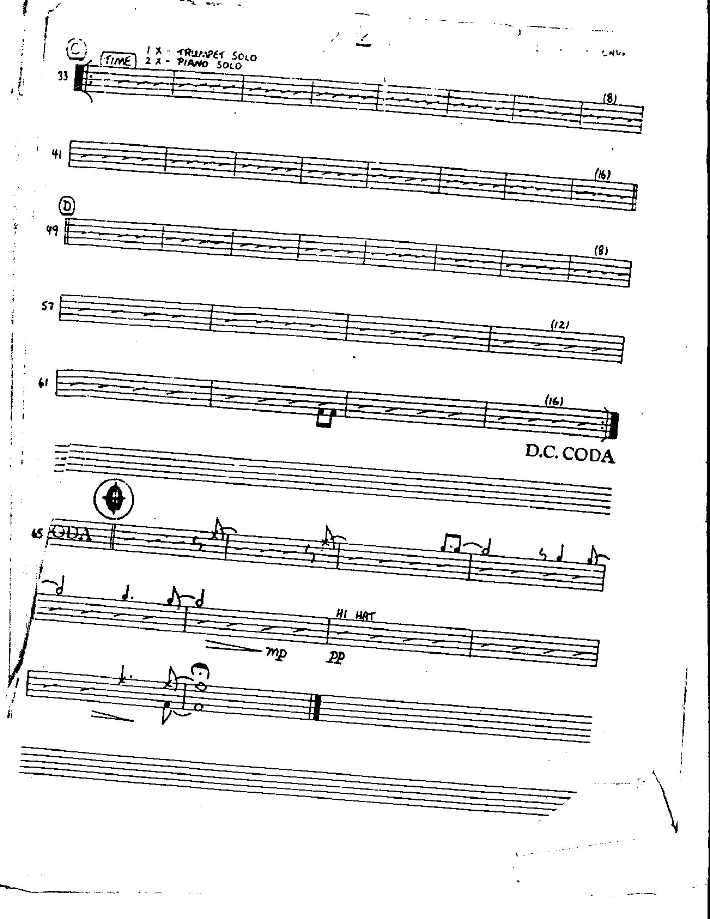 123- I Should Care-Drums — page 2