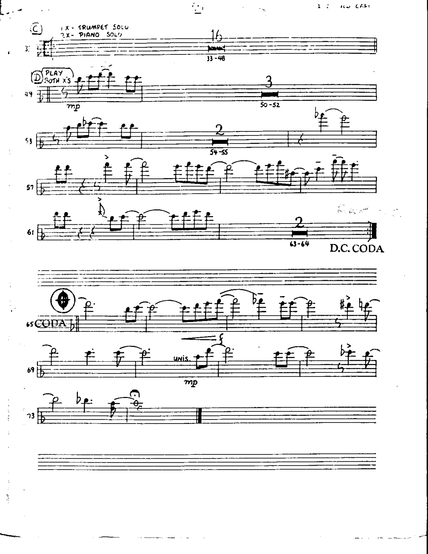 123- I Should Care-Trombone — page 2