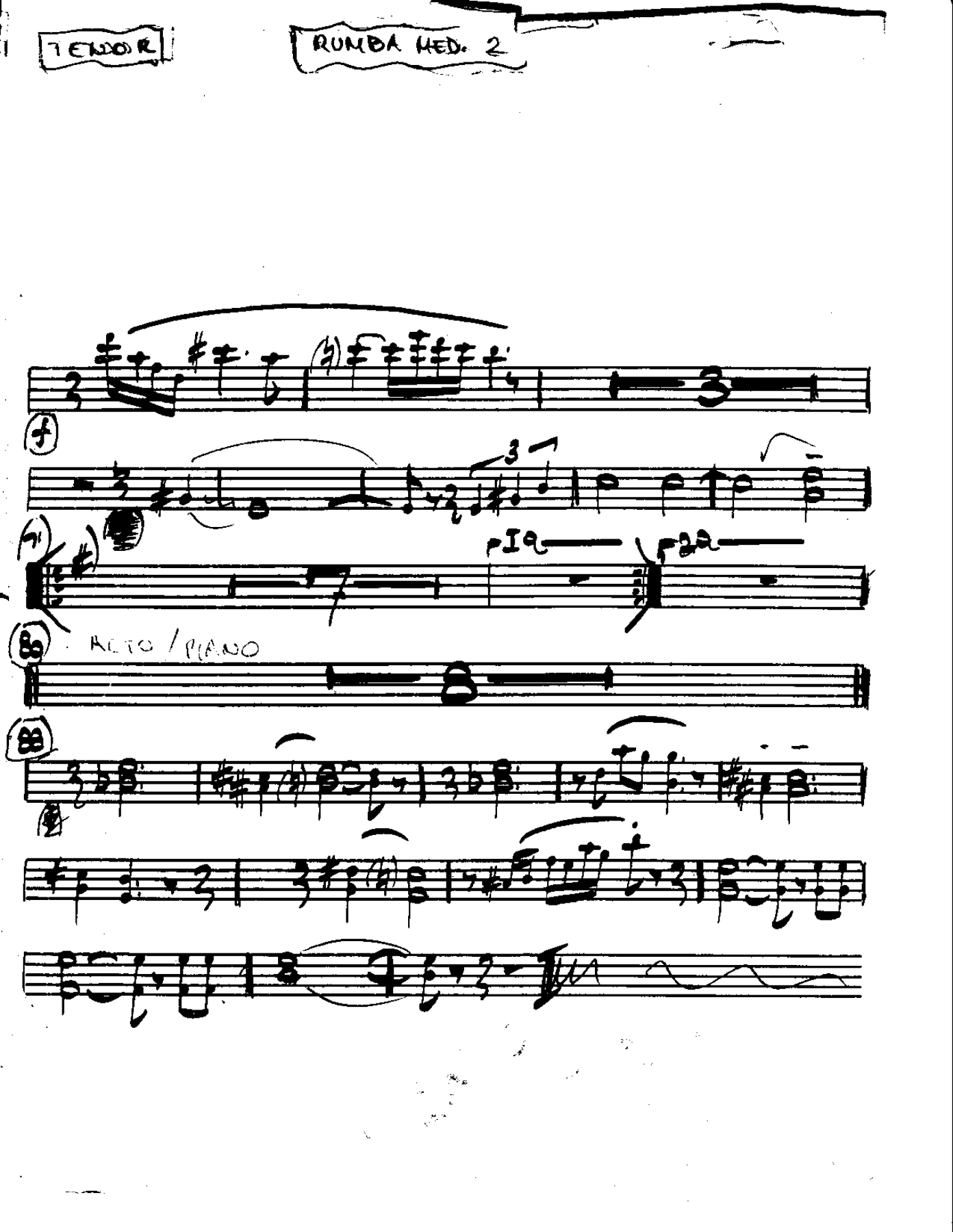 Rhumba Medley #2-Tenor — page 2