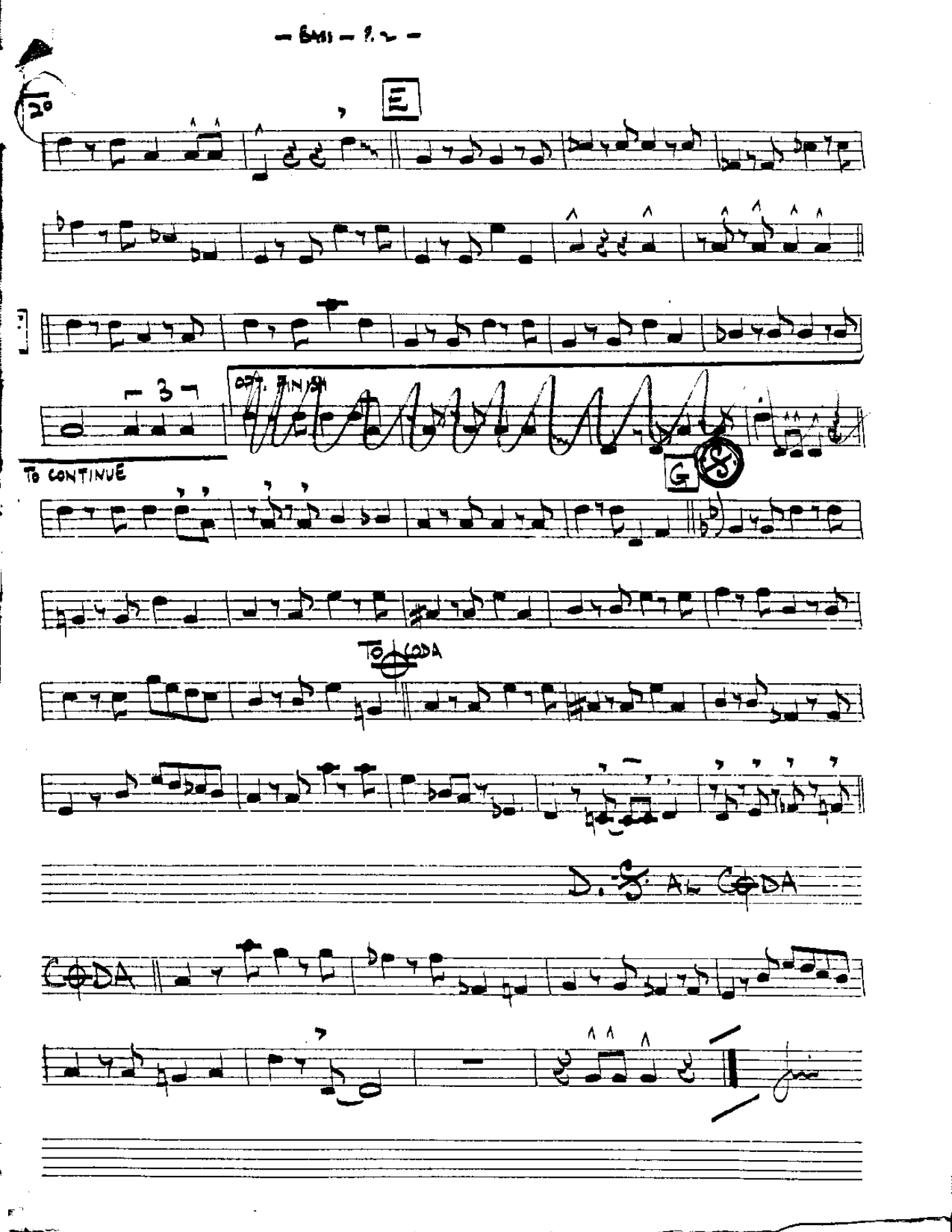 Cha Cha Medley #9-Bass — page 2