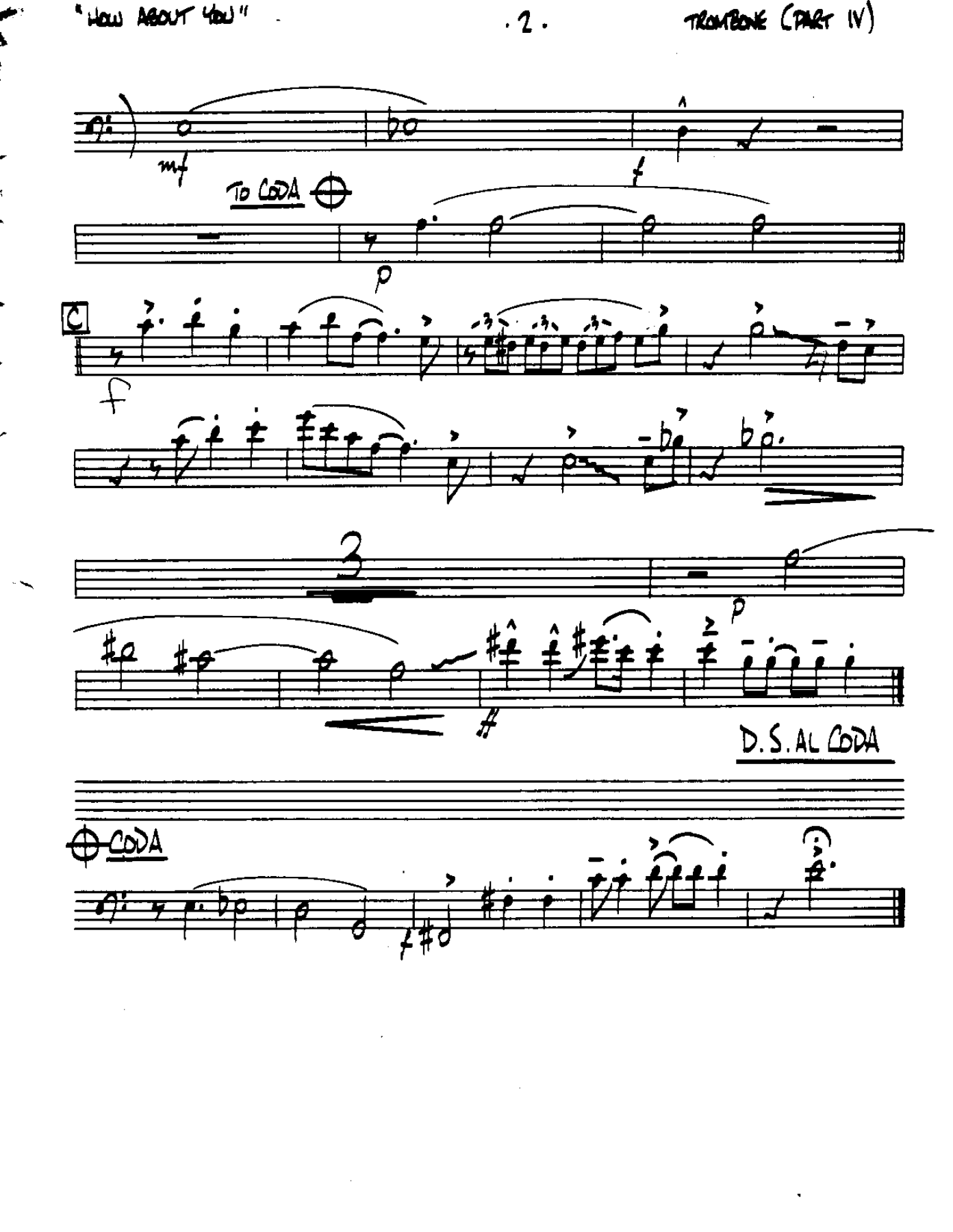 How about You-Trombone — page 2