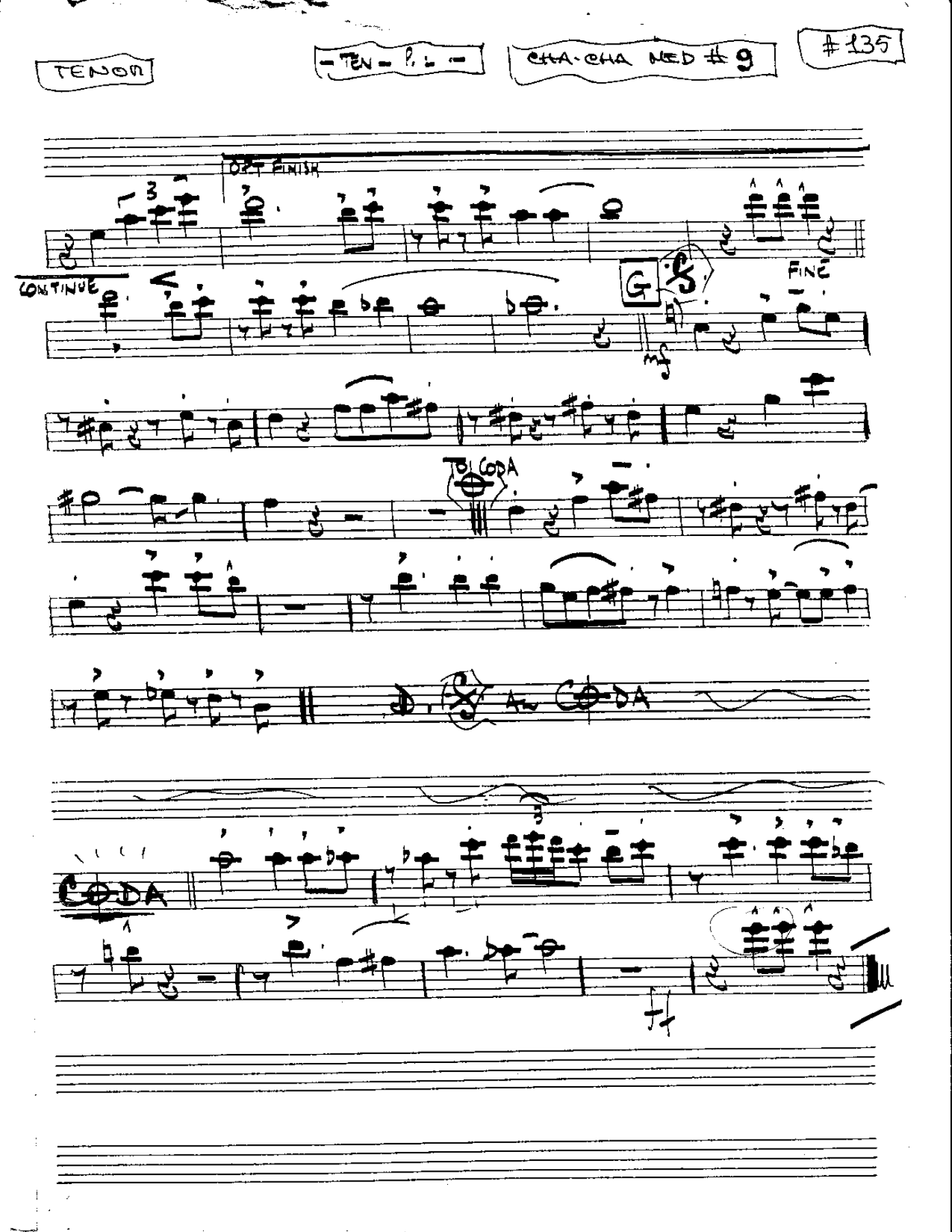 Cha Cha Medley #9-Tenor — page 2