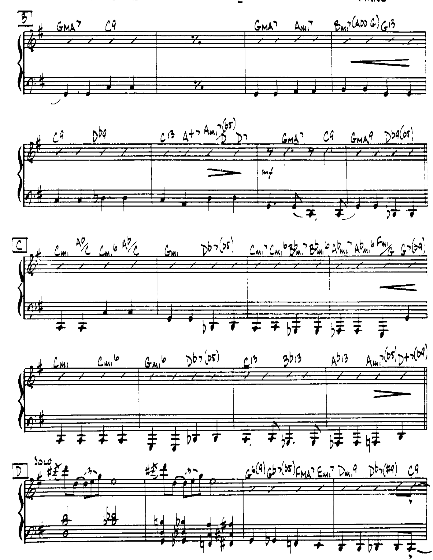Willow Weep for Me-Piano — page 2