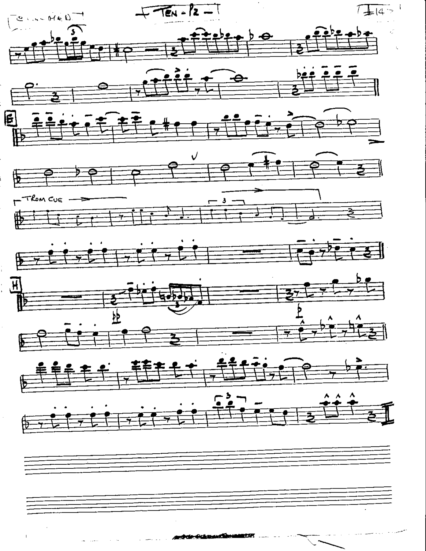 Cha Cha Medley #7-Tenor — page 2