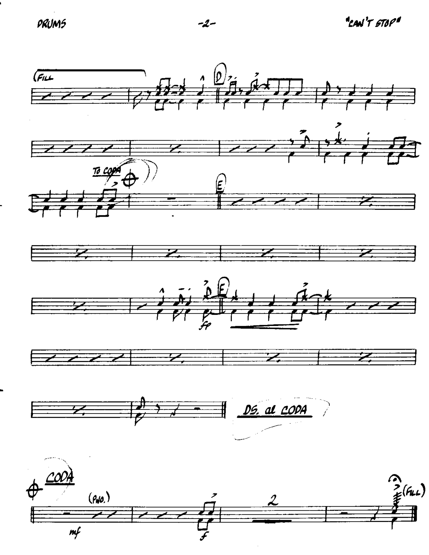 I can't stop Loving you-Drums — page 2