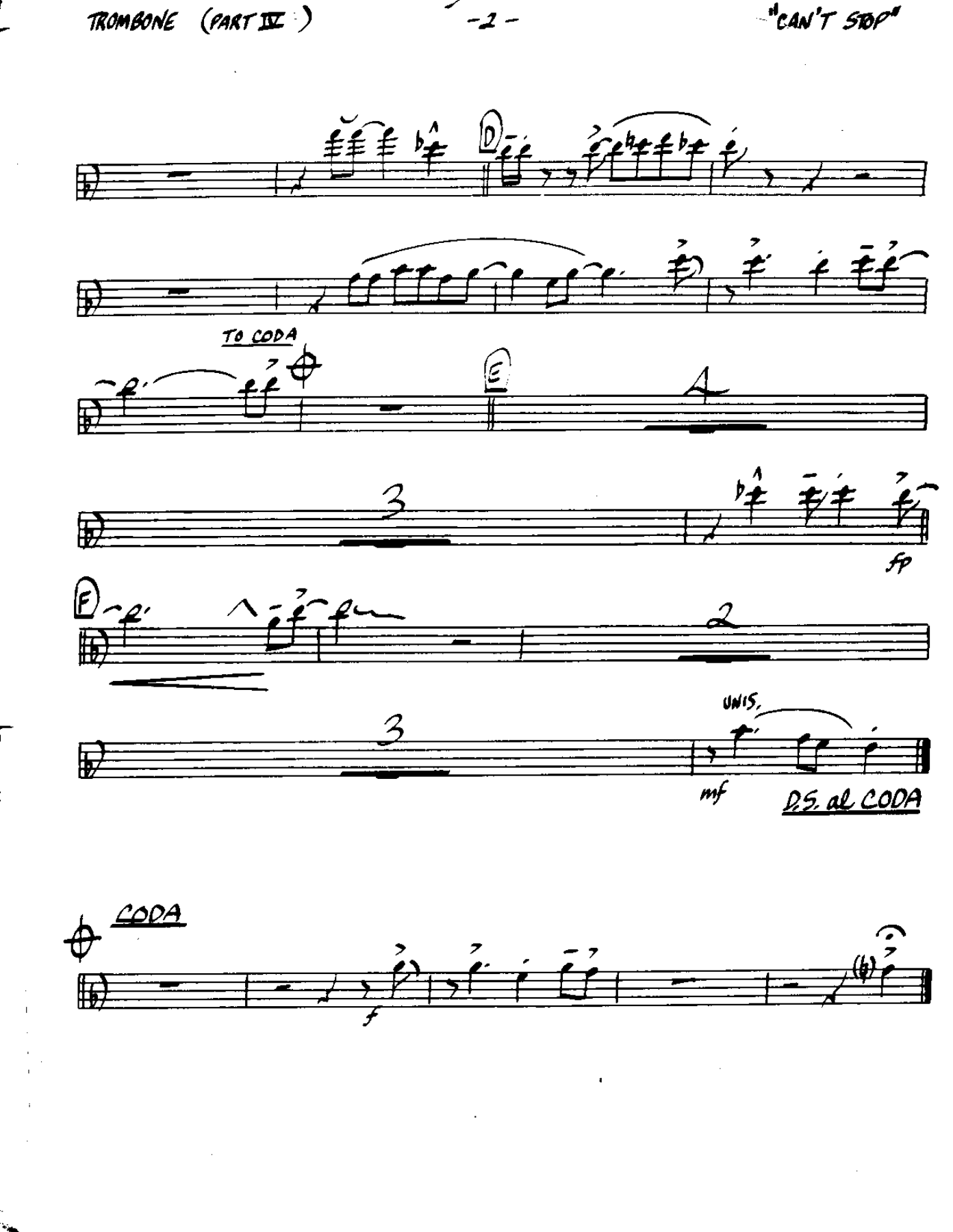 I can't stop Loving you-Trombone — page 2