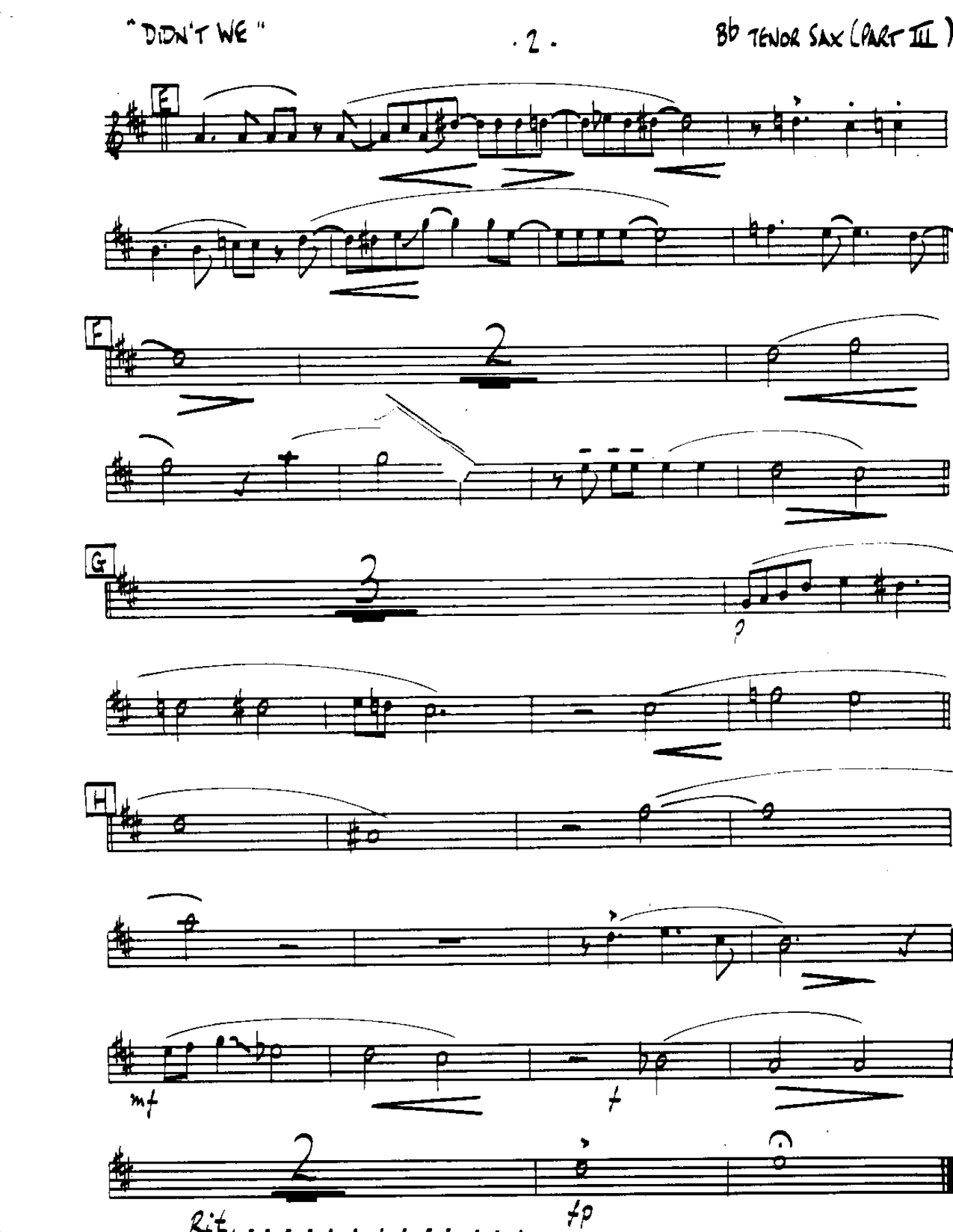 Didn't We-Trumpet — page 2