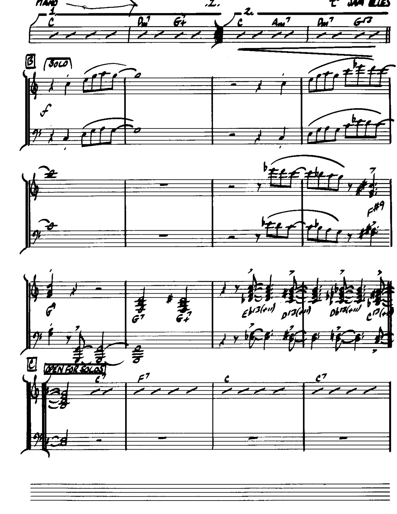 C Jam Blues-Piano — page 2