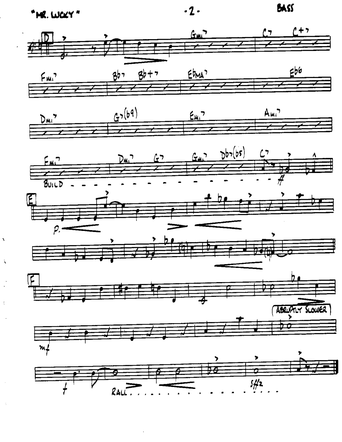 Mr Lucky-Bass — page 2