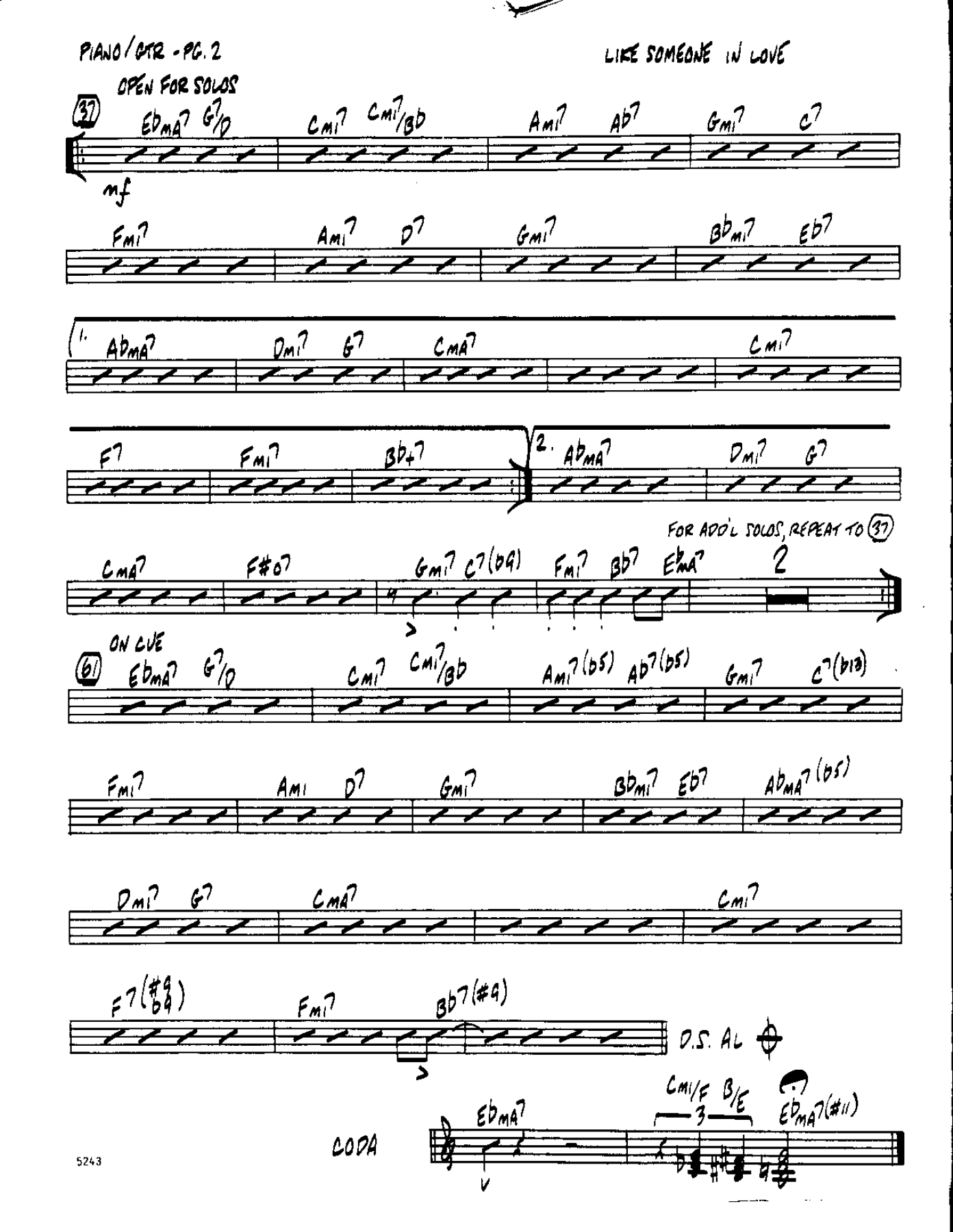 Like Someone in Love-Piano — page 2