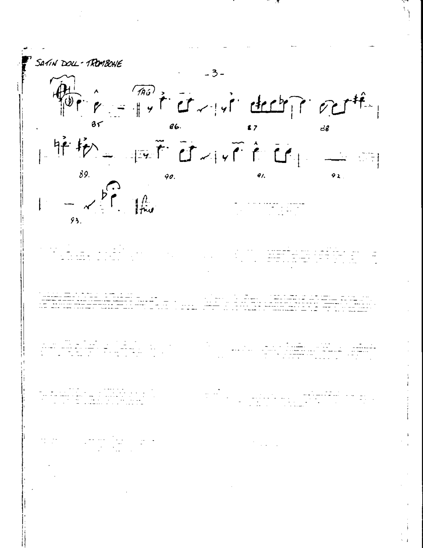 Satin Doll-Trombone — page 3