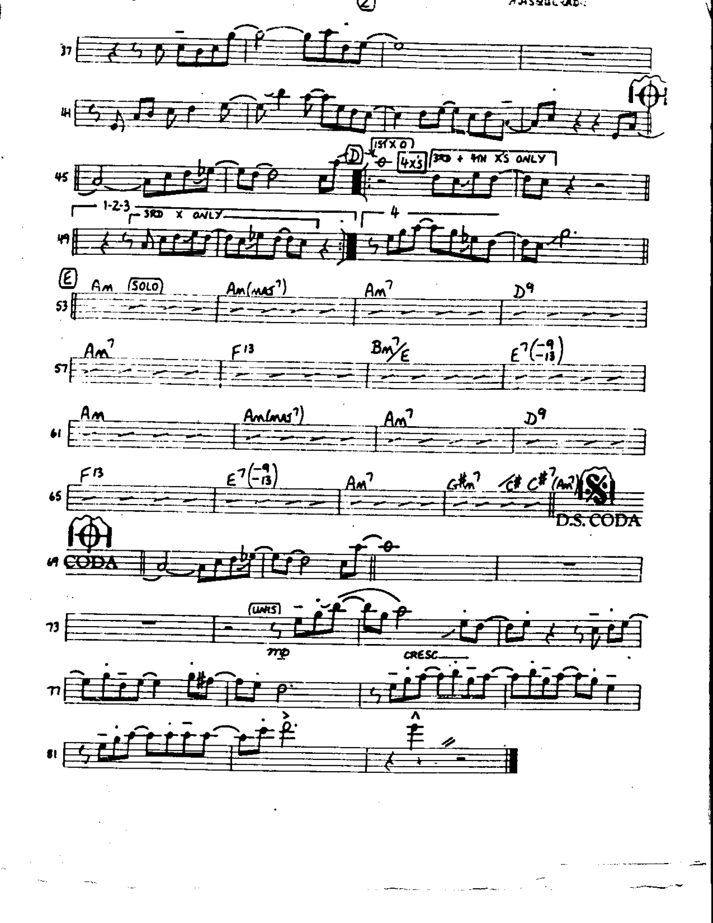 This Masquerade-Tenor — page 2