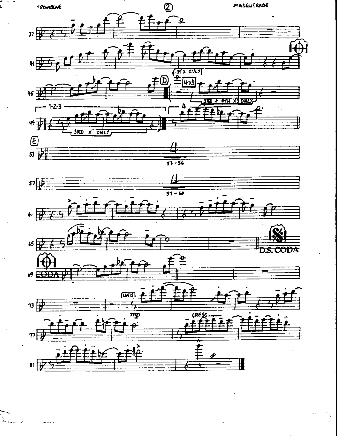 This Masquerade-Trombone — page 2