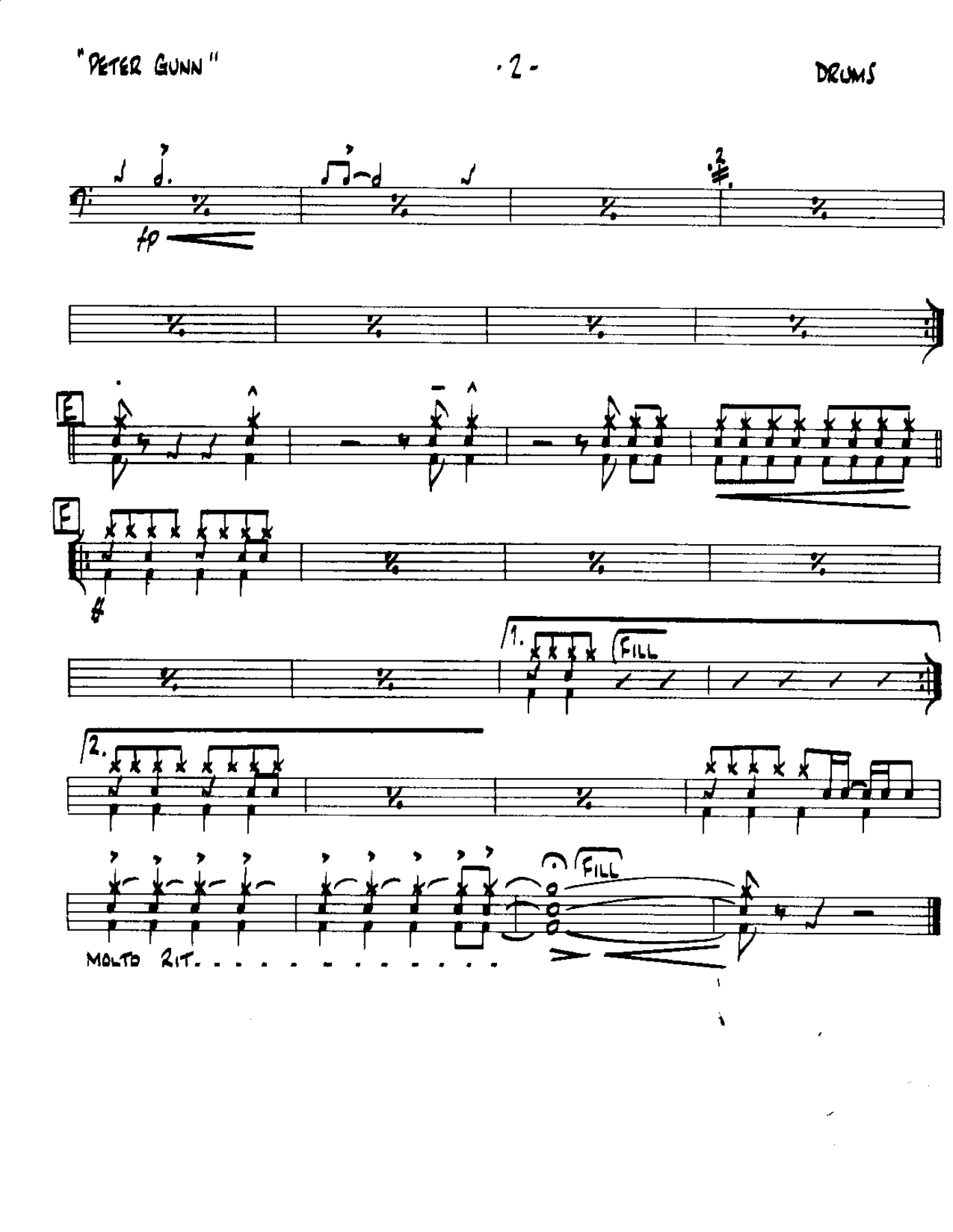 Peter Gunn-Drums — page 2