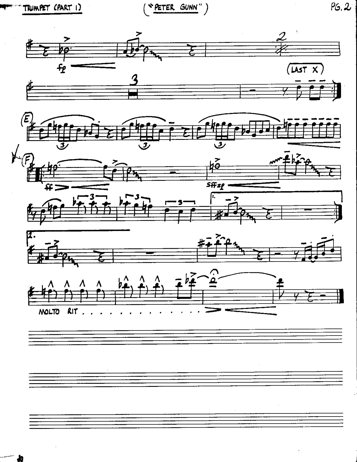 Peter Gunn-Trumpet — page 2