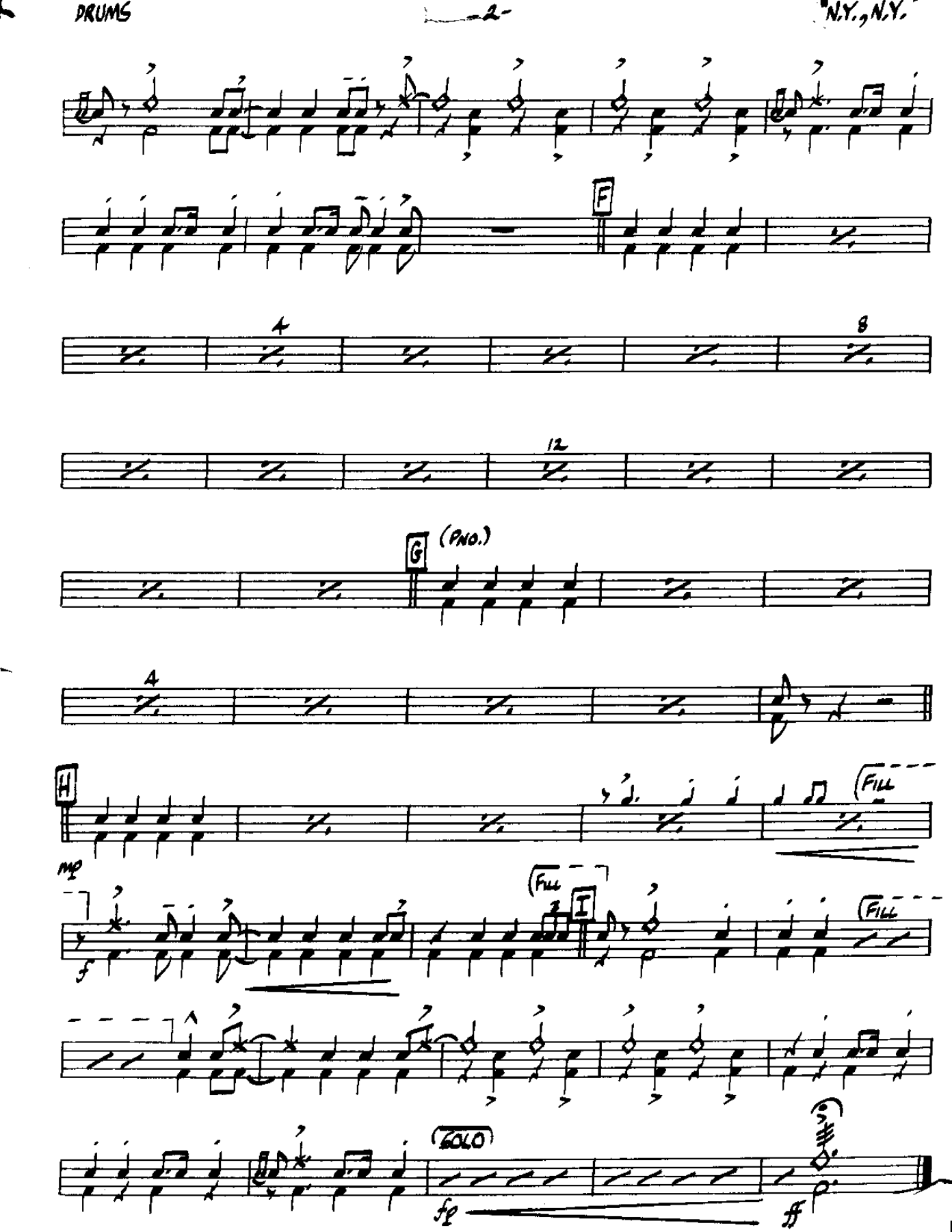 New York New York-Drums — page 2