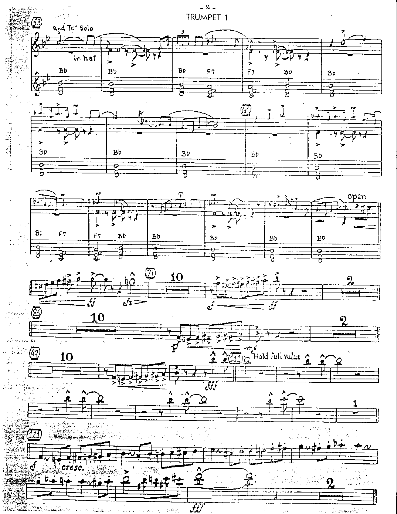 In the Mood-Trumpet — page 2