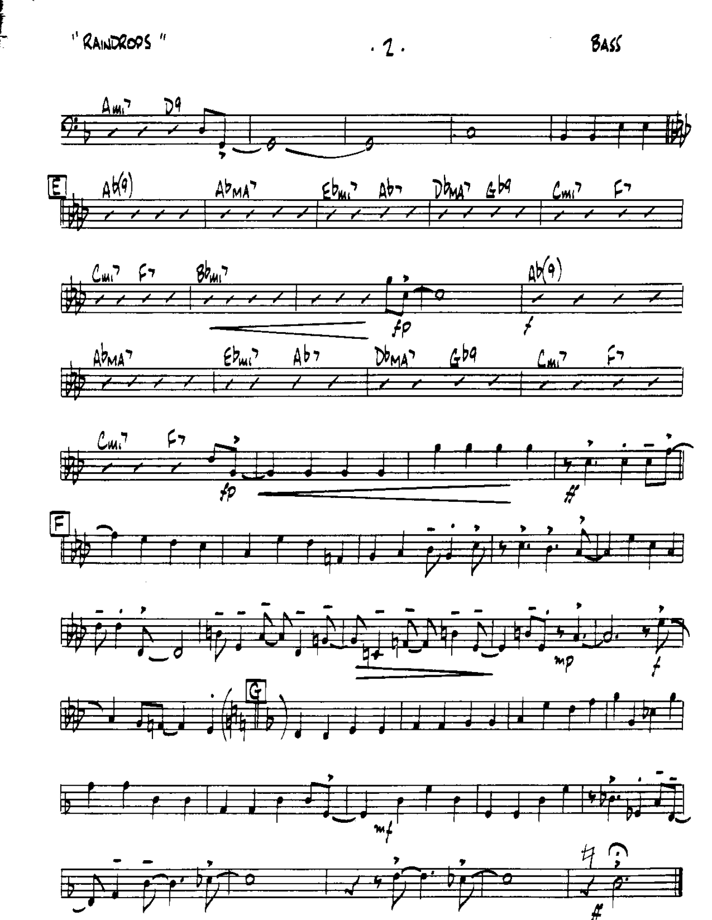 Raindrops-Bass — page 2
