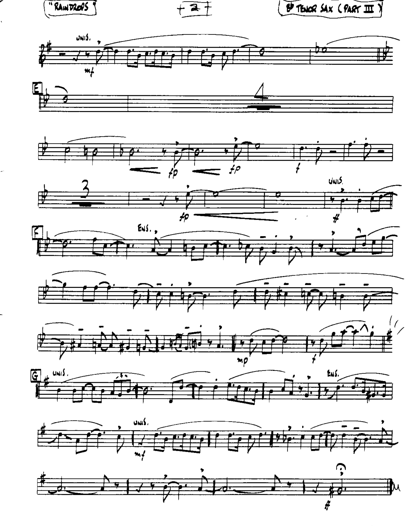Raindrops-Tenor — page 2