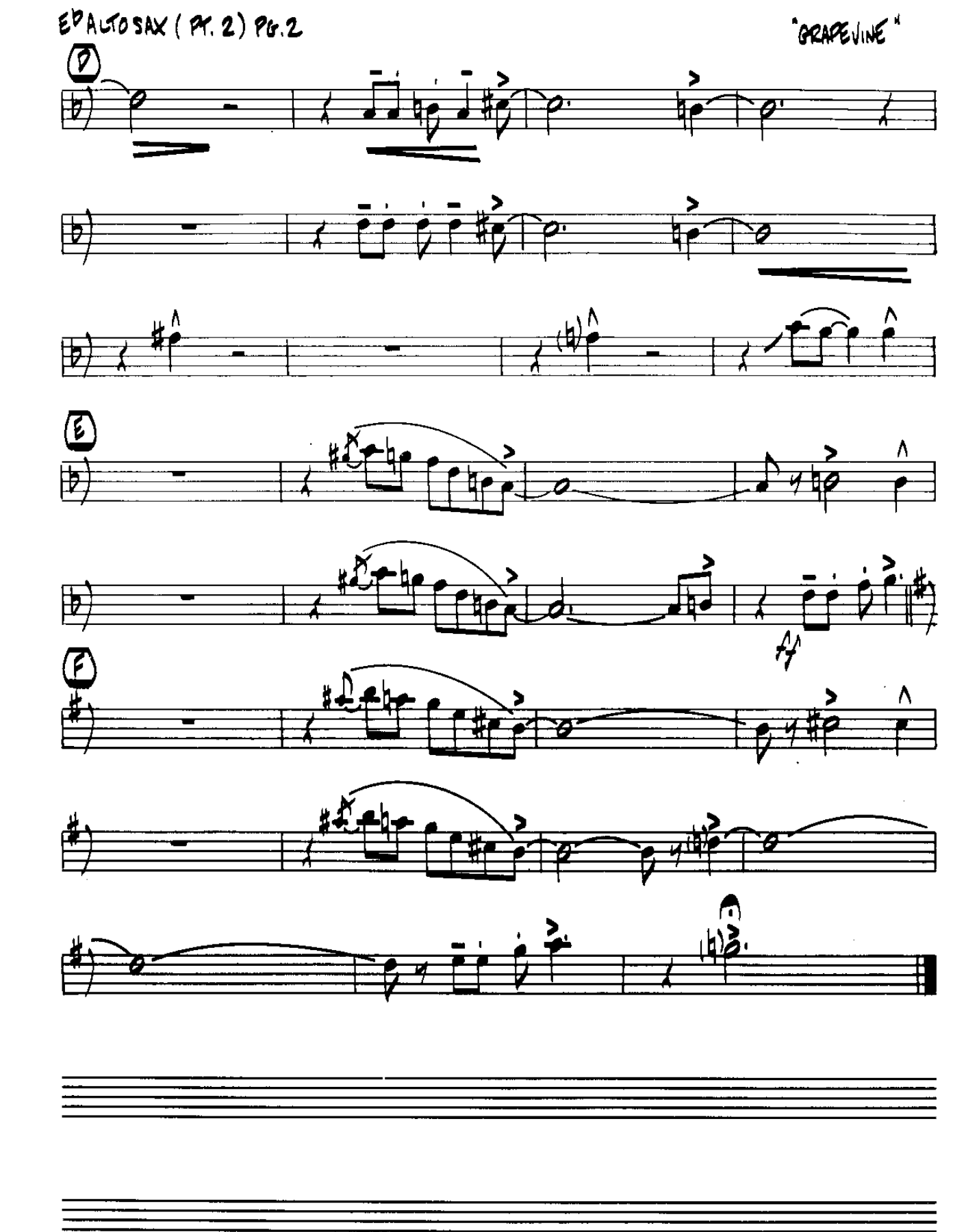 I heard it through the Grapevine-Alto — page 2