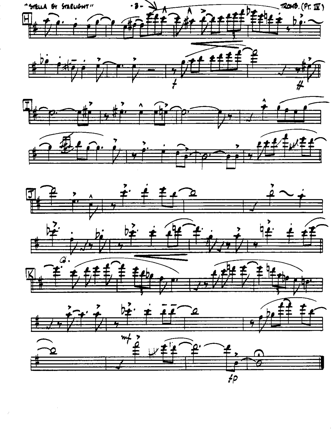 Stella by Starlight-Trombone — page 3