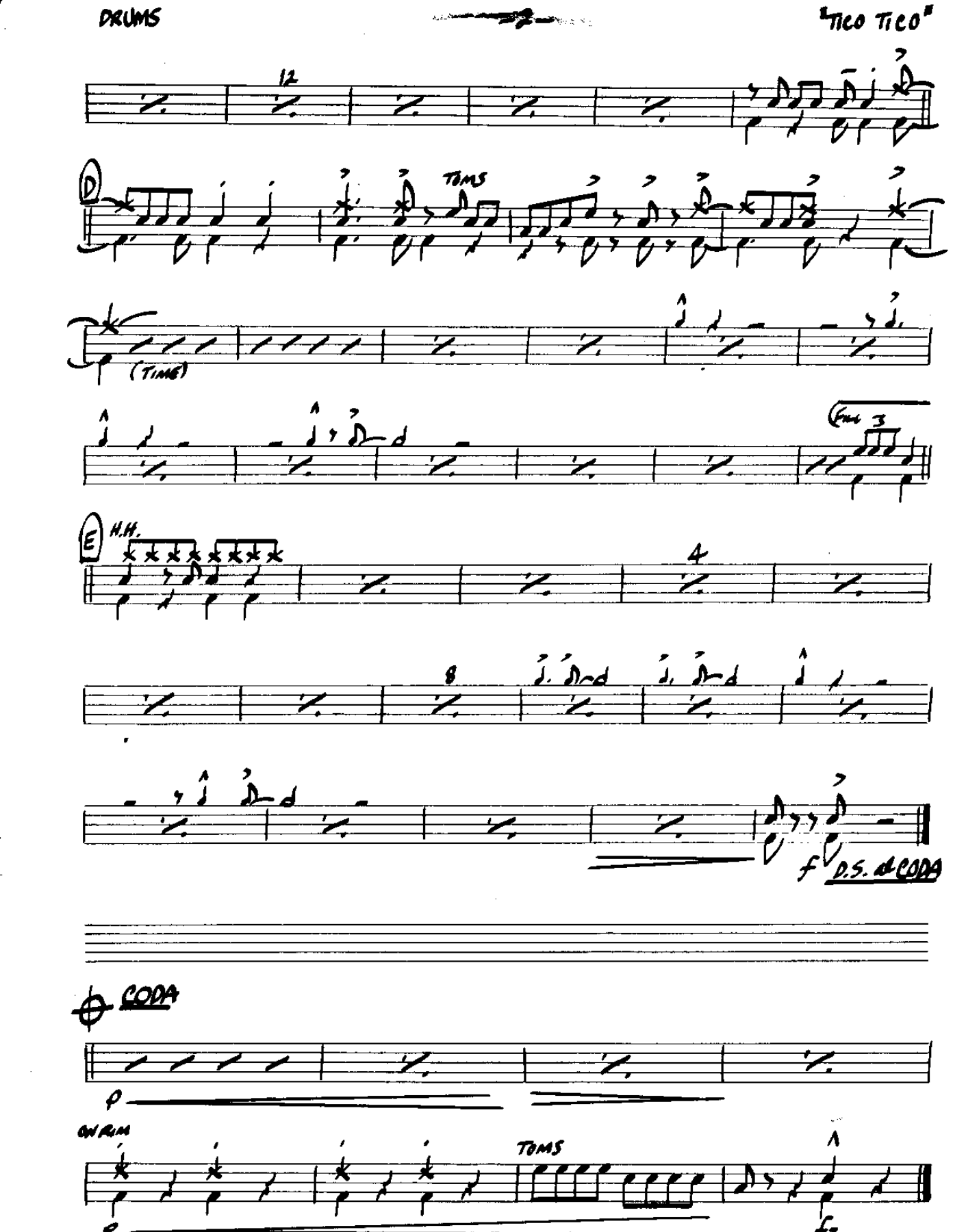 Tico Tico-Drums — page 2