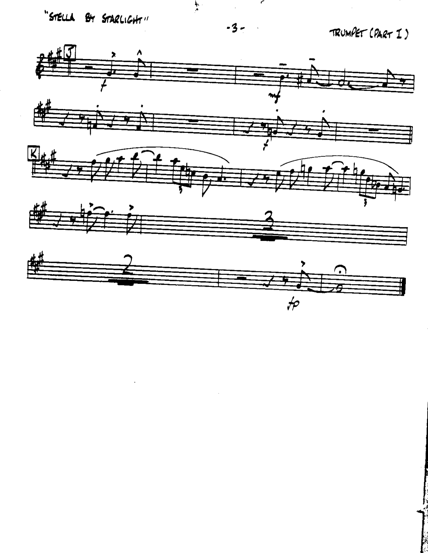 Stella by Starlight-Trumpet — page 3
