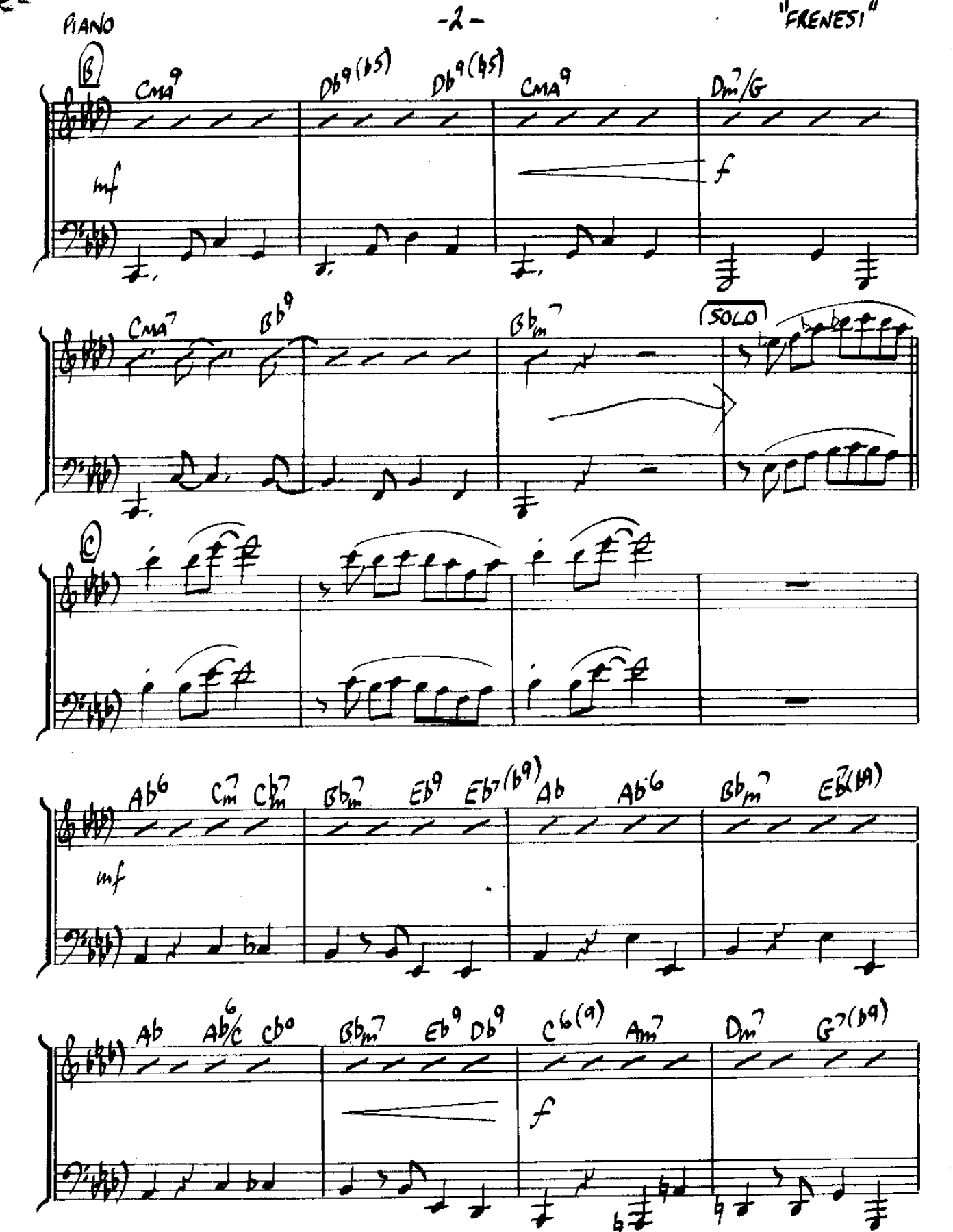 Frenesi-Piano — page 2