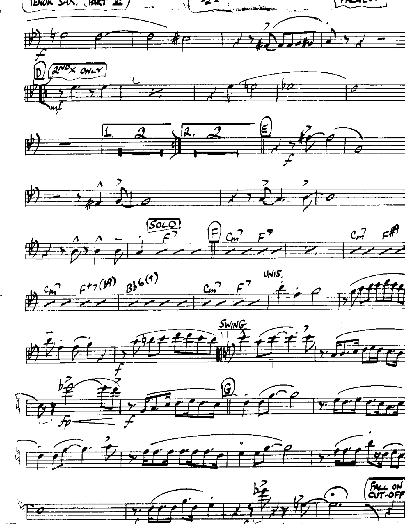 Frenesi-Tenor — page 2