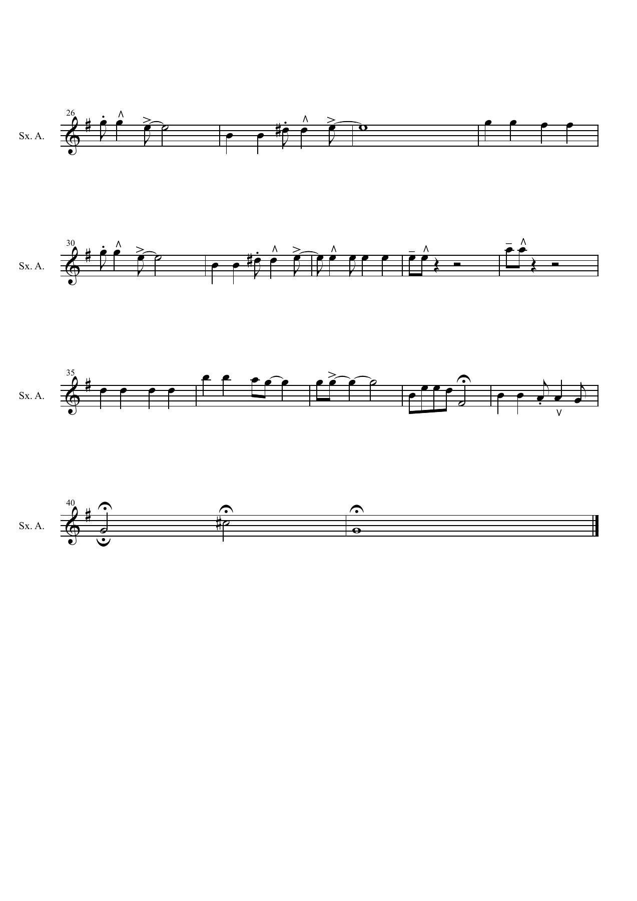 Sax Alto — page 2