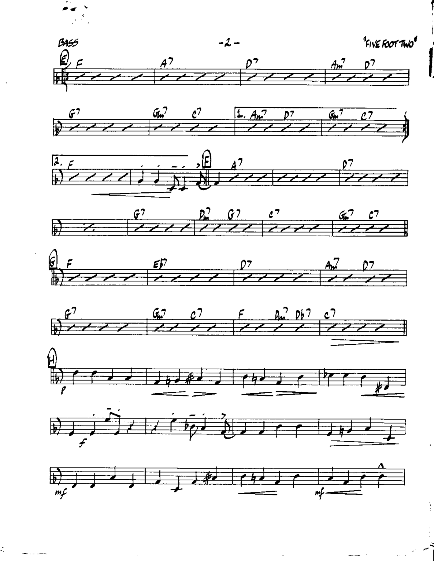 Circle 80-Five foot Two-Bass — page 2