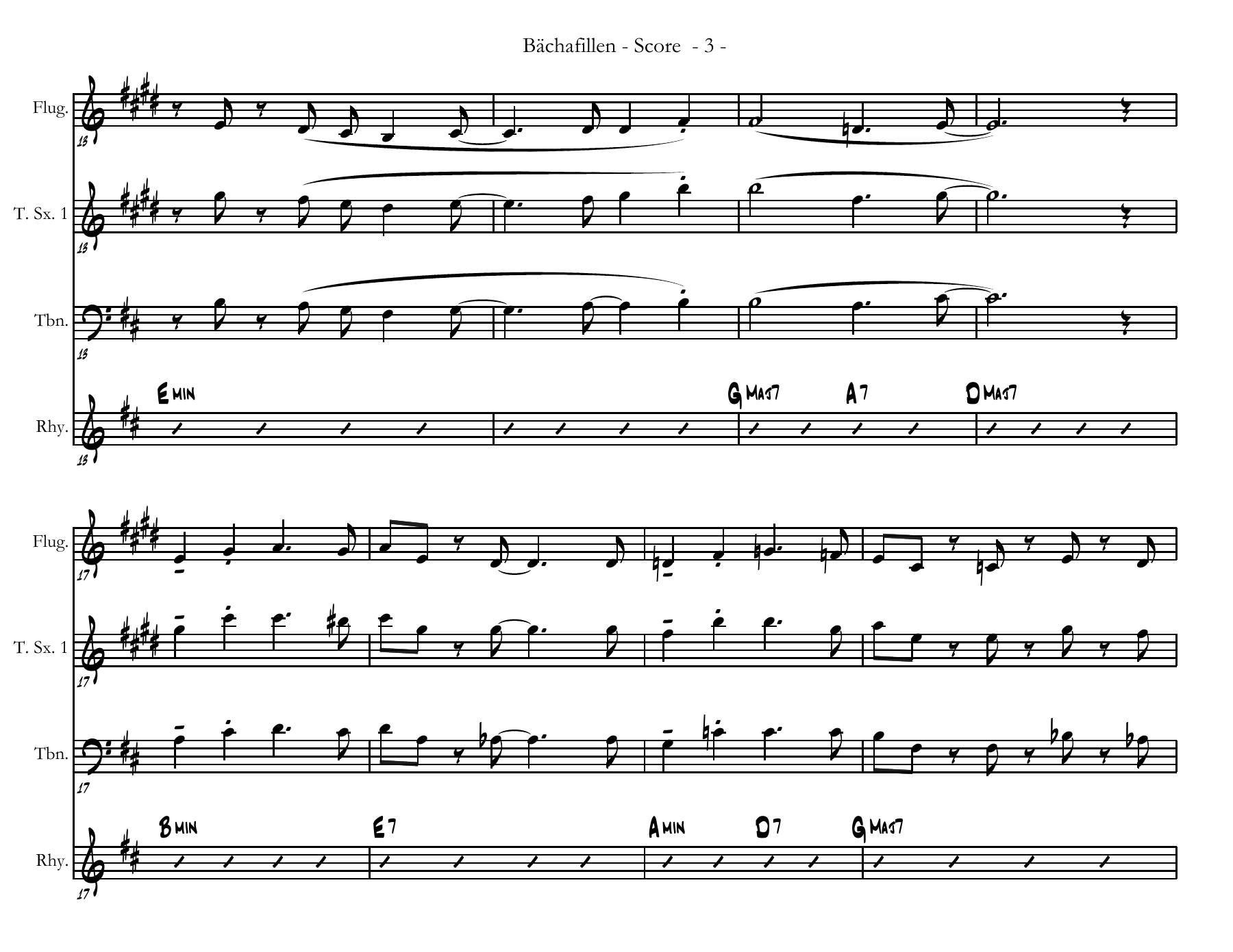 Bachafillen - Score, Parts — page 3