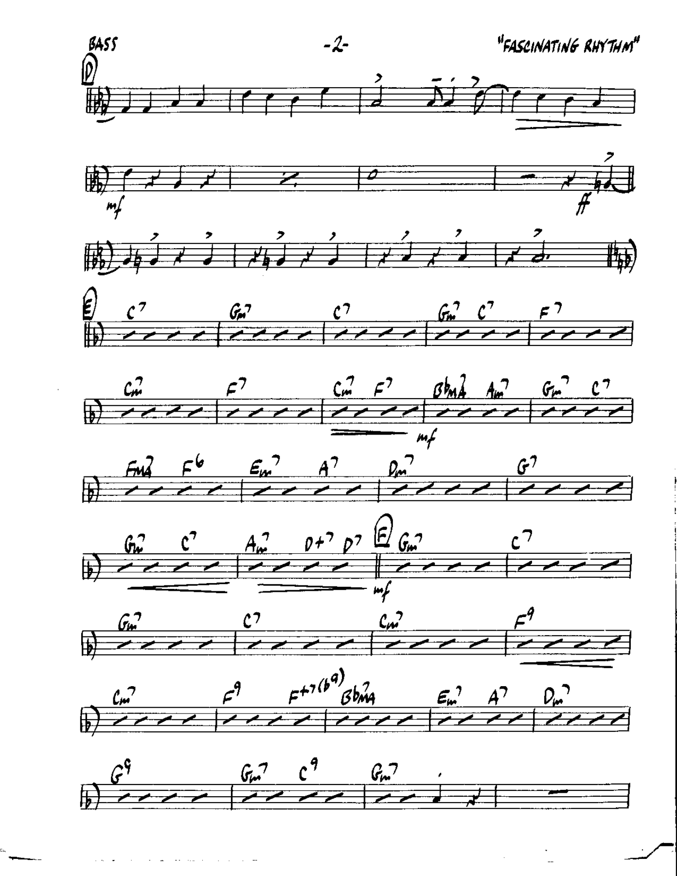 Circle 82-Fascinating Rhythm-Bass — page 2
