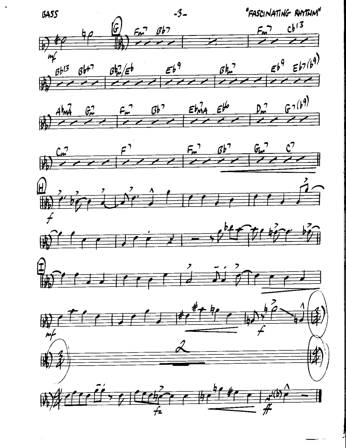 Circle 82-Fascinating Rhythm-Bass — page 3