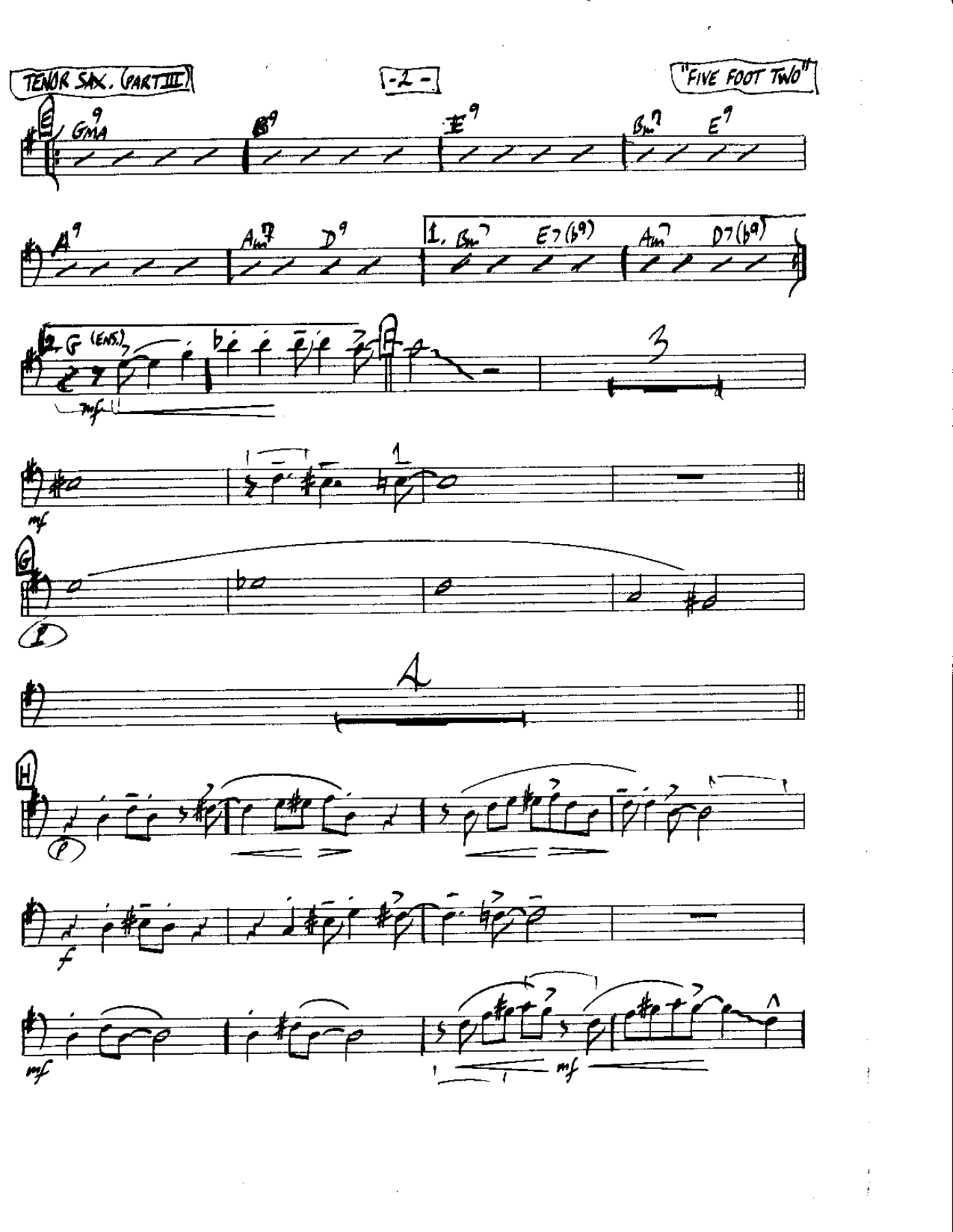 Circle 80-Five foot Two-Tenor — page 2