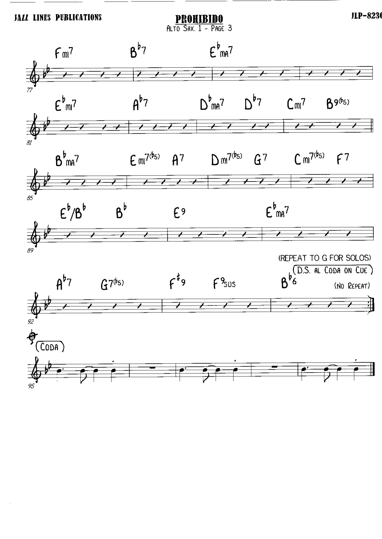prohibido - benny carter combo — page 3
