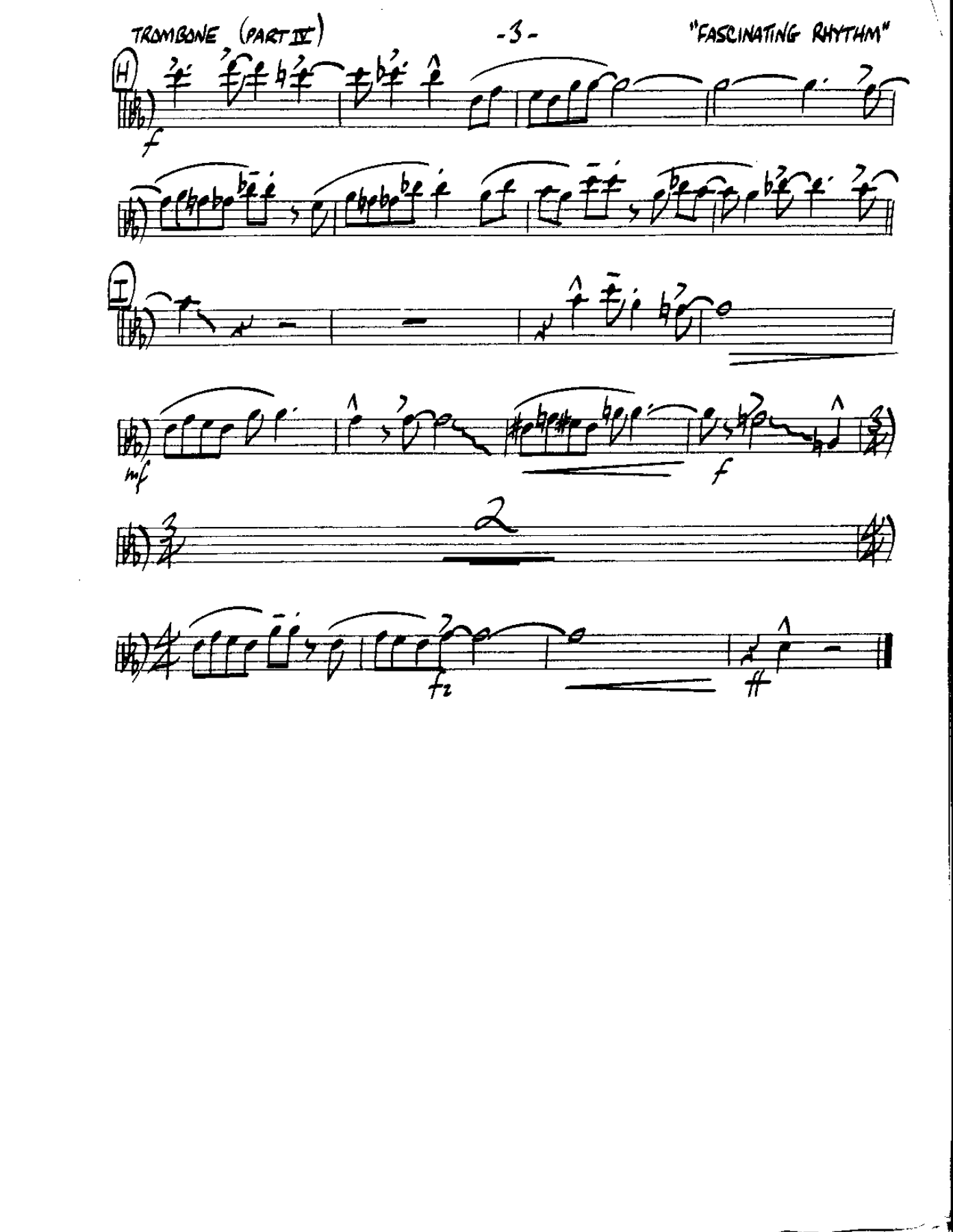 Circle 82-Fascinating Rhythm-Trombone — page 3