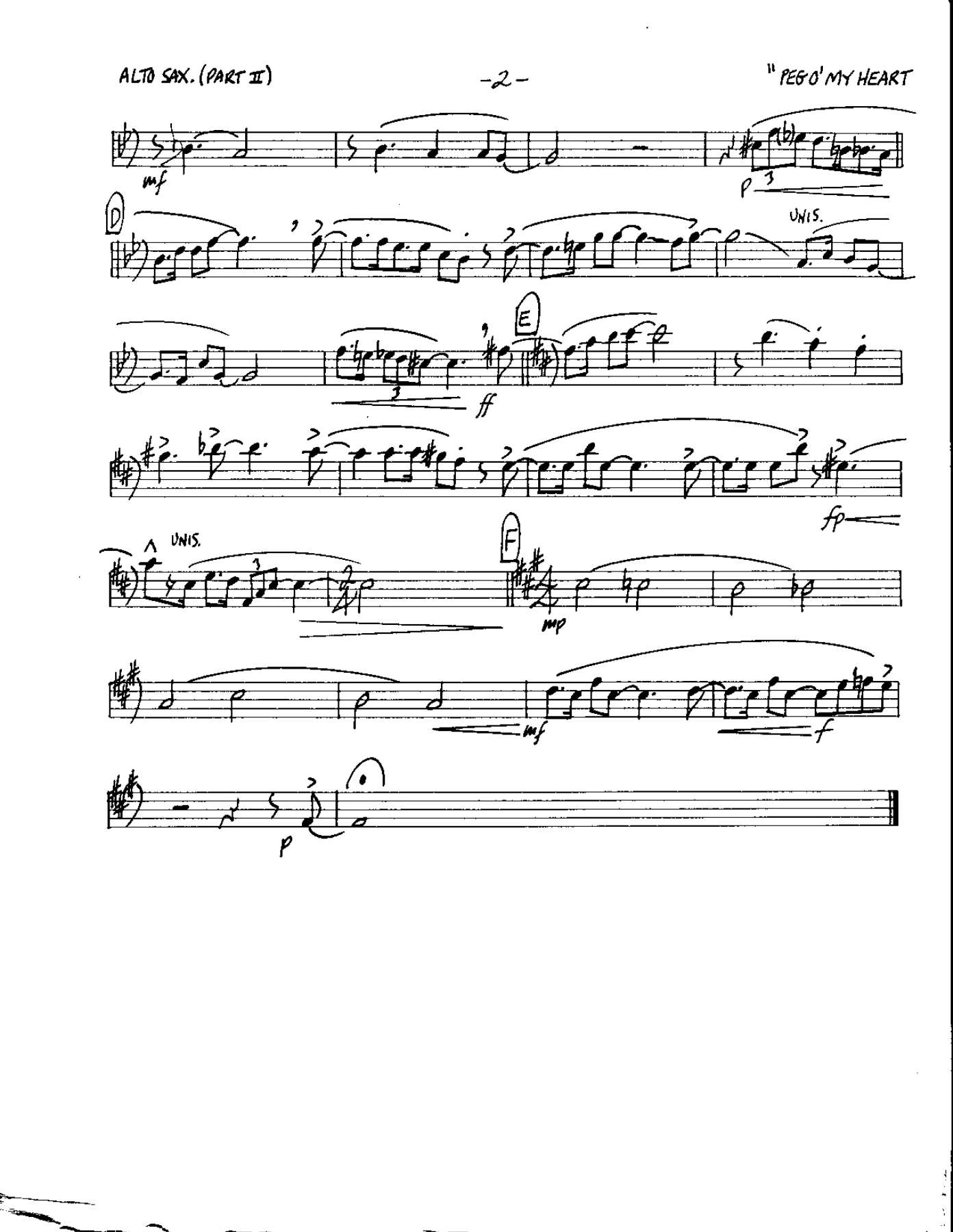Circle 87-Peg 'O my Heart-Alto — page 2