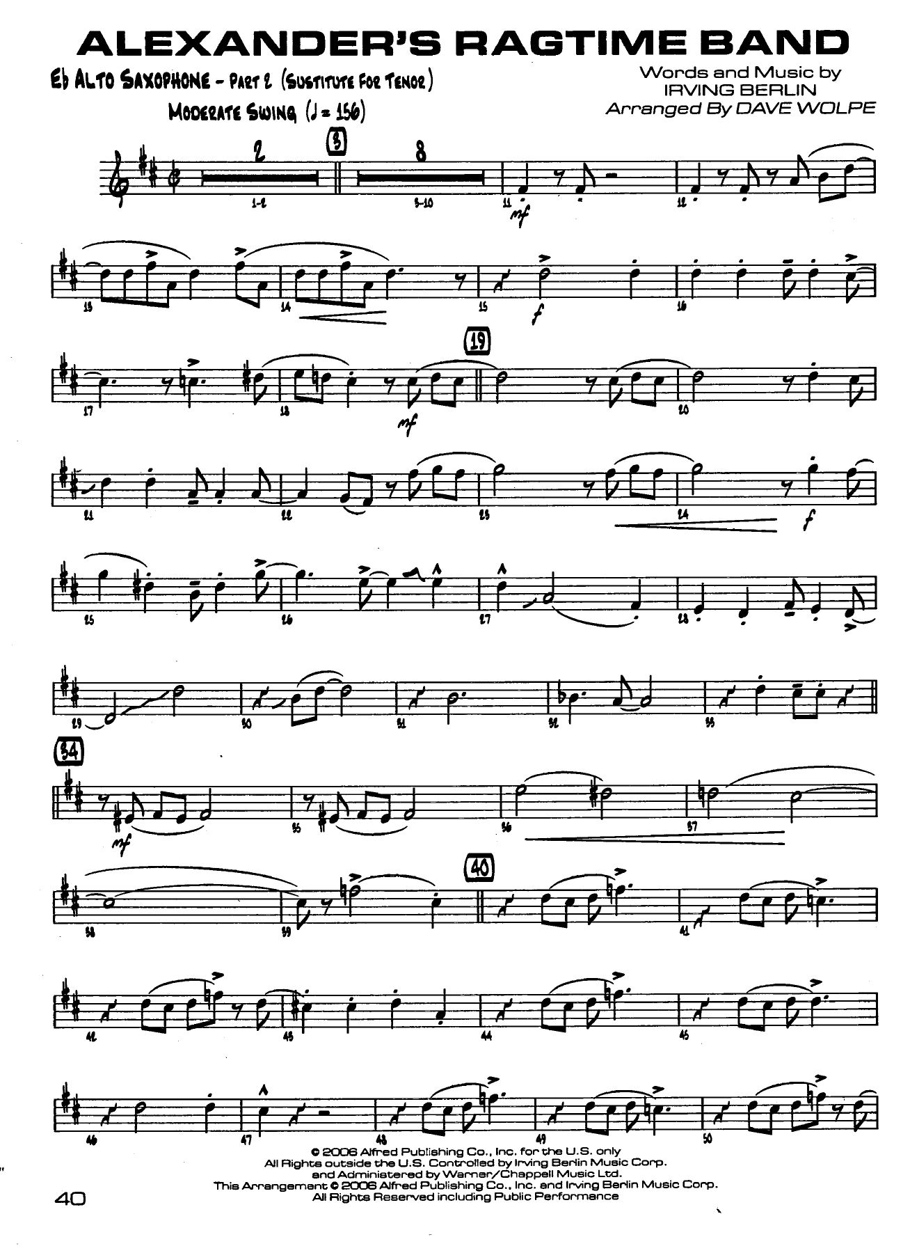 Alexander's Ragtime Band — page 3
