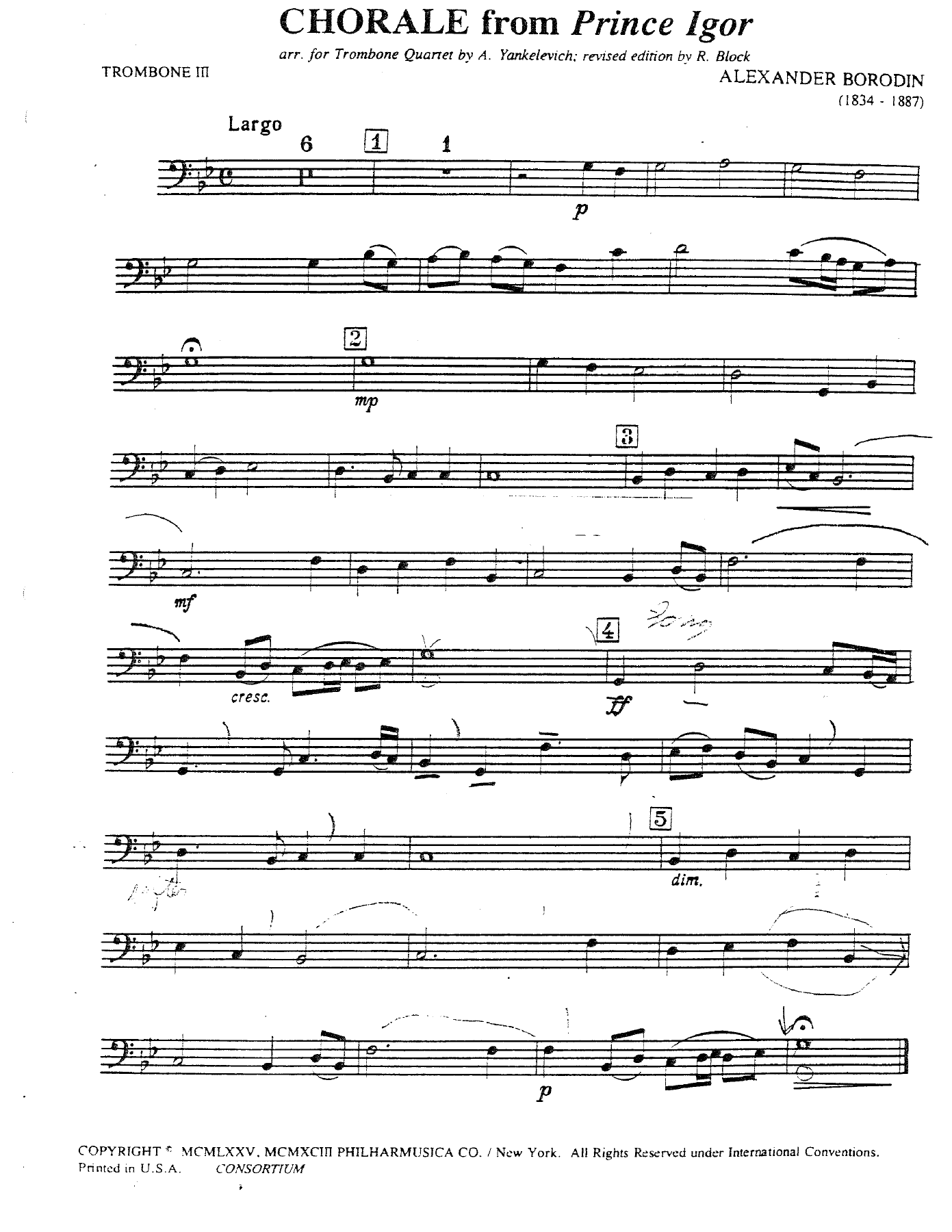Chorale from Prince Igor — page 3