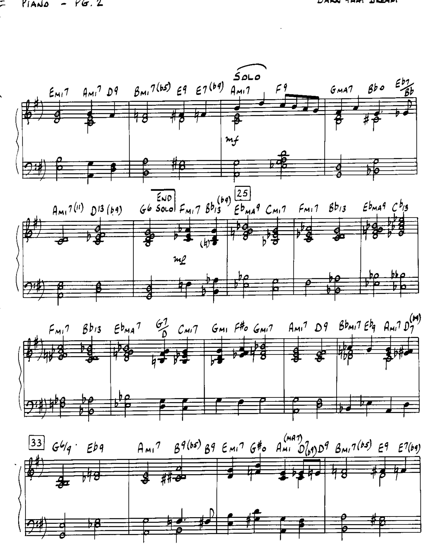 Darn that Dream-Piano — page 2