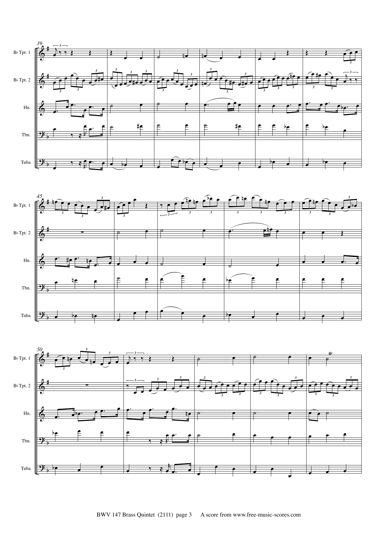 BWV147 B5 Score — page 3