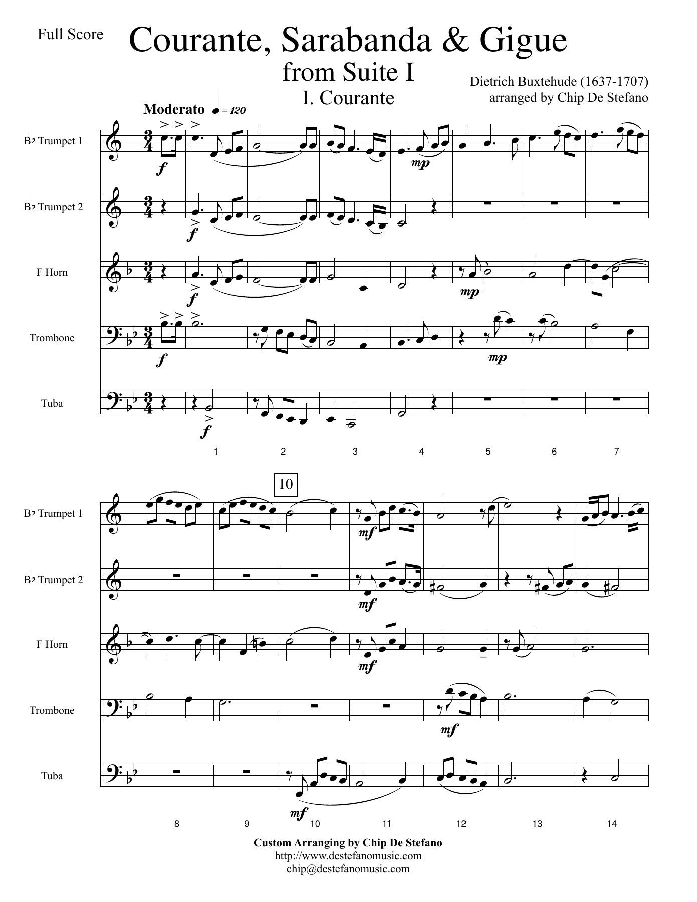 courante sarabanda & gigue buxtehude — page 2
